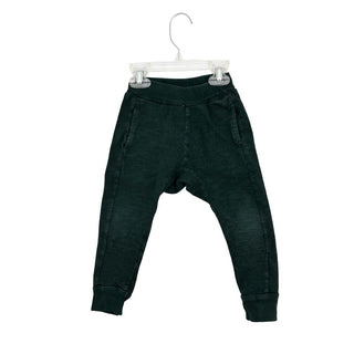 Mini Mioche forest green sweatpants, 1-2 years