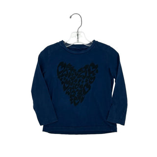 Stella McCartney blue w/heart long sleeve, 4 years