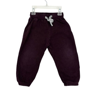 Mini Mioche dark plum sweatpants, 1-2 years