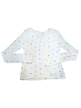 Gap Pointelle heart long sleeve, 14 -16 years