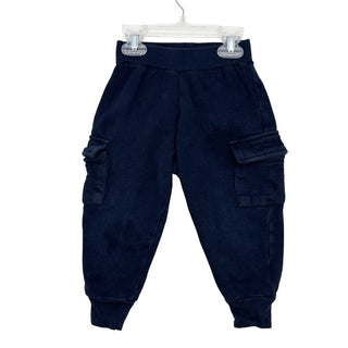 Mini Mioche navy cargo sweatpants, 1-2 years