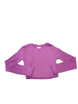 Zara Purple crop long sleeve, 8-9 years