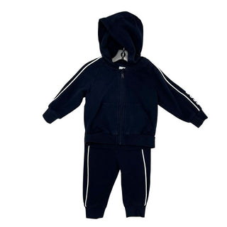 Hugo Boss navy sweatshirt/pant set, 6 months