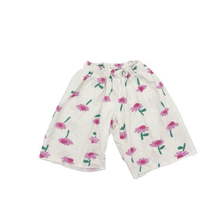 Zara white floral pants, 9-12 months