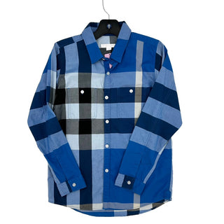 Burberry Blue plaid collared shirt, 10 years