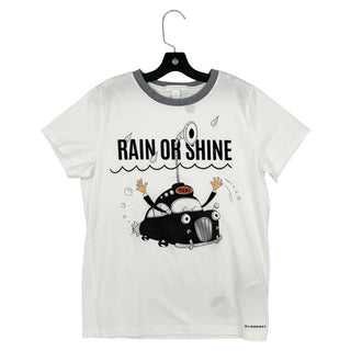 Burberry White tee taxi, 10 years