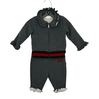 Gucci Grey sweatsuit , 3-6 months