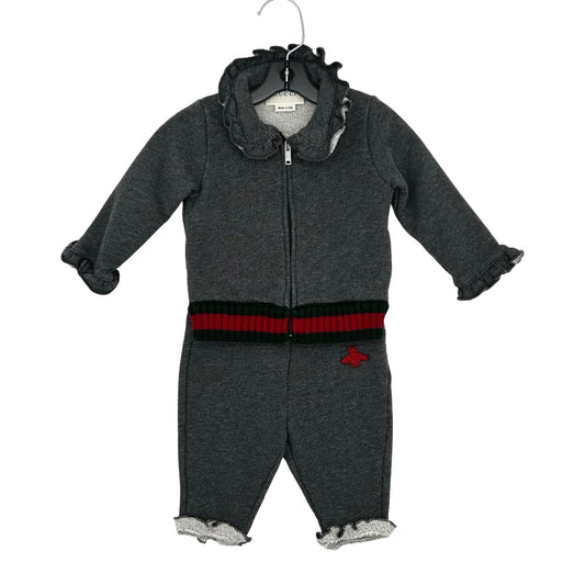 Gucci Grey sweatsuit , 3-6 months