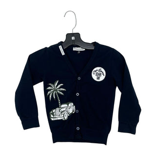 Dolce & Gabbana  navy cotton cardigan, 3 years