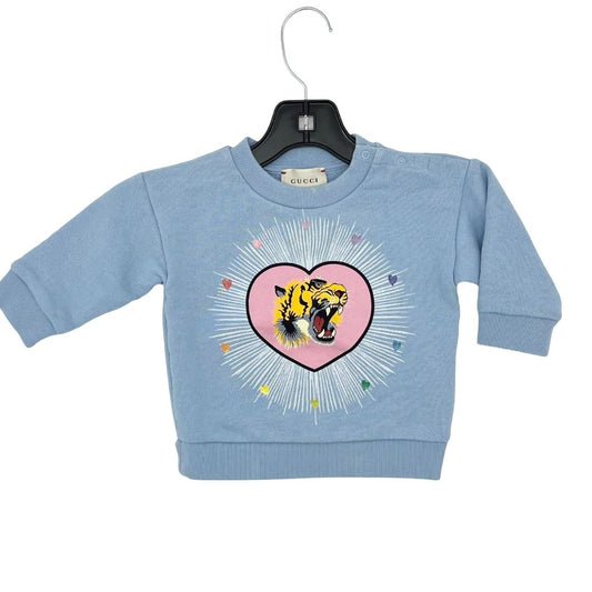 Gucci blue sweatshirt, 3 months