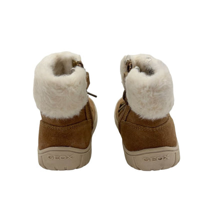 Geox tan Omar Suede winter boot, 6.5 little kid