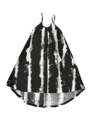 Nununu Black and White Print Voluminous Dress, 4-5 years