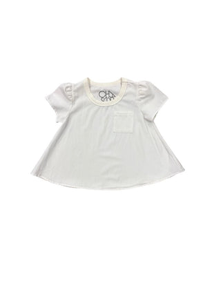 Chaser White Puff Sleeve Swing Tee, 6 years