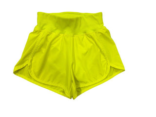 Zella Bright Yellow Athletic Shorts, 7-8 years