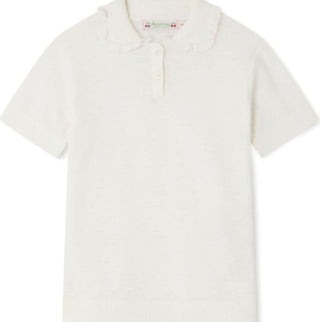 bonpoint Frynja rufle-collar polo shirt brand new, 8 years