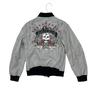 John Richmond Junior black/white bomber jacket, 8 years