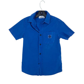 Stone Island blue collared shirt, 10 years