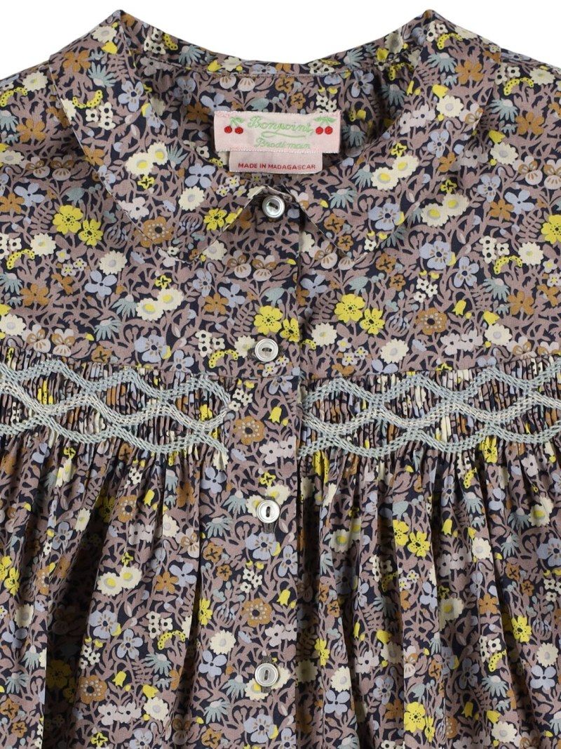 Bonpoint Printed Cotton Poplin shirt brand new, 10 years
