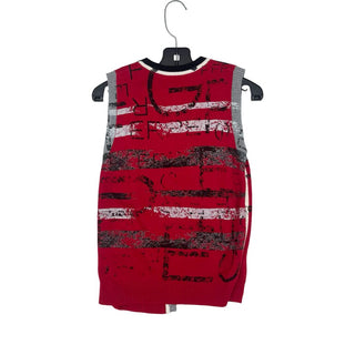 GF Ferre red sweater vest, 7-8 years