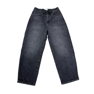 Pistola black barrel leg denim jeans, 24