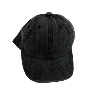 Minissentials Grey vintage washed baseball cap, one size fits most