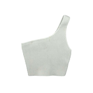 Babaton white one shoulder top, 2xs