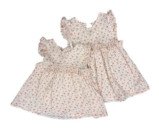 Rylee + Cru cherry dress, 4-5 years