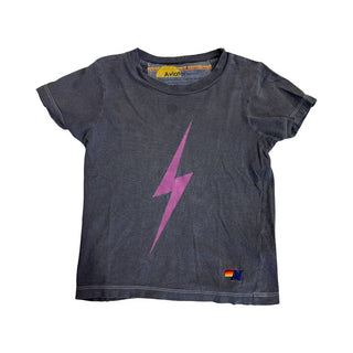 Aviator Nation grey w/purple lightning bolt, 4 years