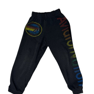 Aviator Nation Black Sweatpants, 2 years