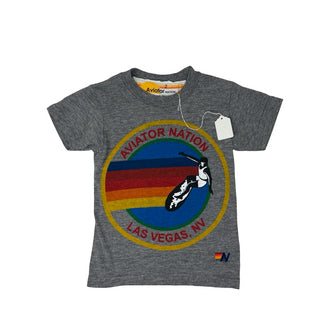 Aviator Nation Brand new with tags Las Vegas Heather grey tee, 2 years