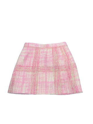 Love Shack Fancy Denison Pastel pink skirt Tweed, 10 years