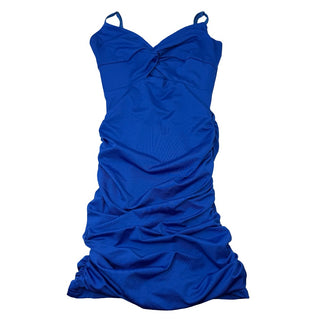 Katie J Blue dress, Medium (10-14 years)