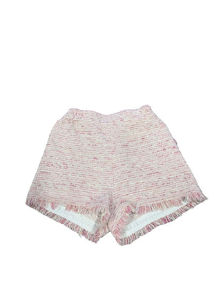 Monnalisa Girls pink tweed shorts, 8 years