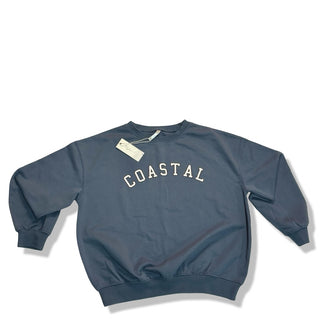 Blue Rylee + Cru Relaxed Coastal Sweatshirt, 8-9 years