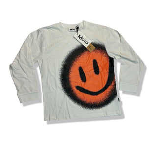 White Molo Rube Tee in Bouncy Smile, 8 years