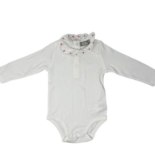 Bout’chou Heart collared bodysuit, 9 months