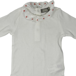 Bout’chou Heart collared bodysuit, 9 months