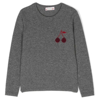 Bonpoint Cashmere cherry sweater pull brunelle brand new, 8 years