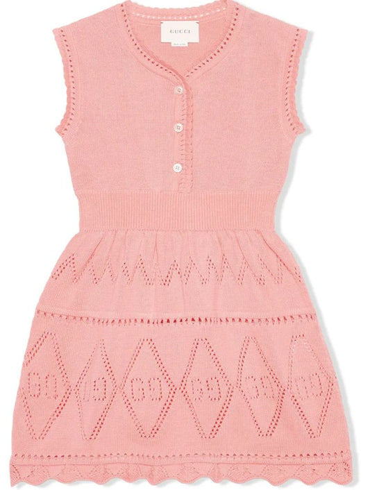 Gucci pink knit dress, 10 years