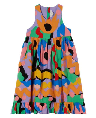 Stella McCartney purple patterned dress, 4 Year