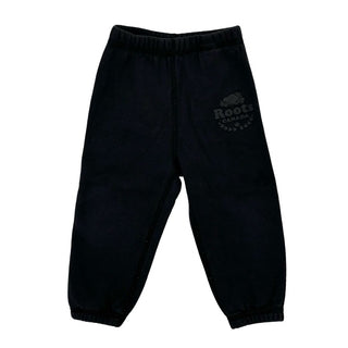 Roots black sweatpants, 18-24 months