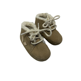 Bonpoint X Veja Shearling suede crib bootie shoes, Eu 17/18 us 2.5 ( 6-9 months)
