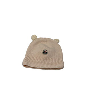 Moncler Baby pink teddy hat, 6-12 months