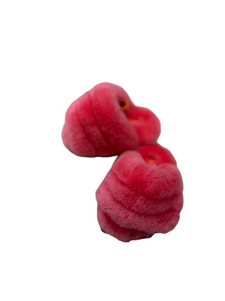 Ugg Pink Fuzzy Slippers, 2-3 little kid