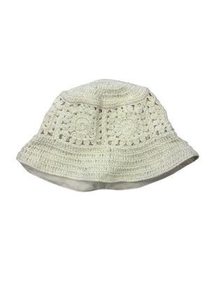 Zara Cream crochet bucket hat - new with tag, 1-3 years