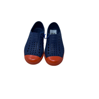Native Navy and orange sandals, 9 little kid