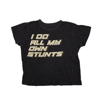 Chaser black I Do All My Own Stunts tshirt, 6 years