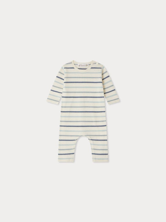 Bonpoint Striped romper brand new, 1 month