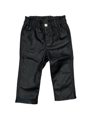 Gap Black leather pants, 2 years