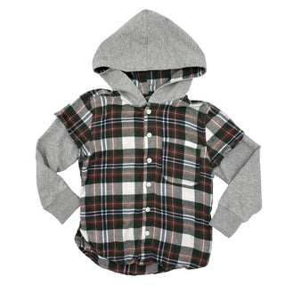 Superism Vision plaid hooded long sleeve, 4 years